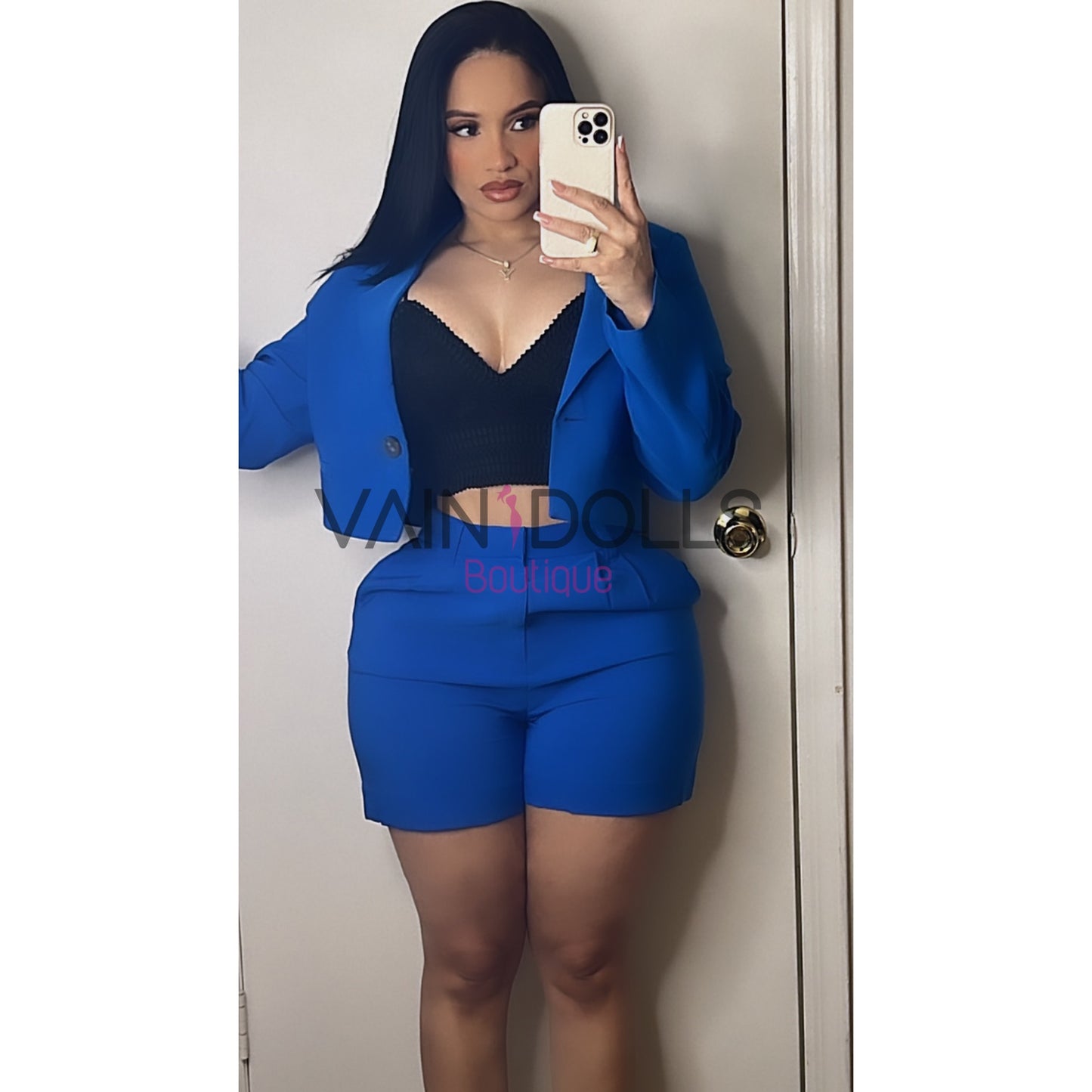 SET BLAZER SHORT AZURE