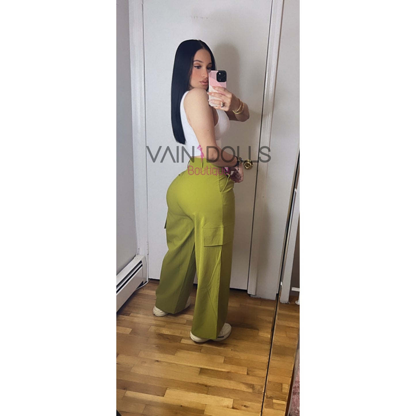 PANTS CARGÓ OLIVE