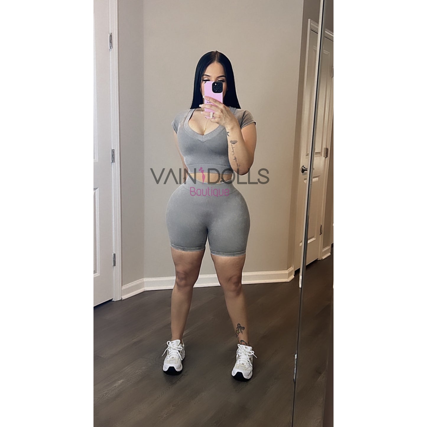 SET CAMI CHARCOAL