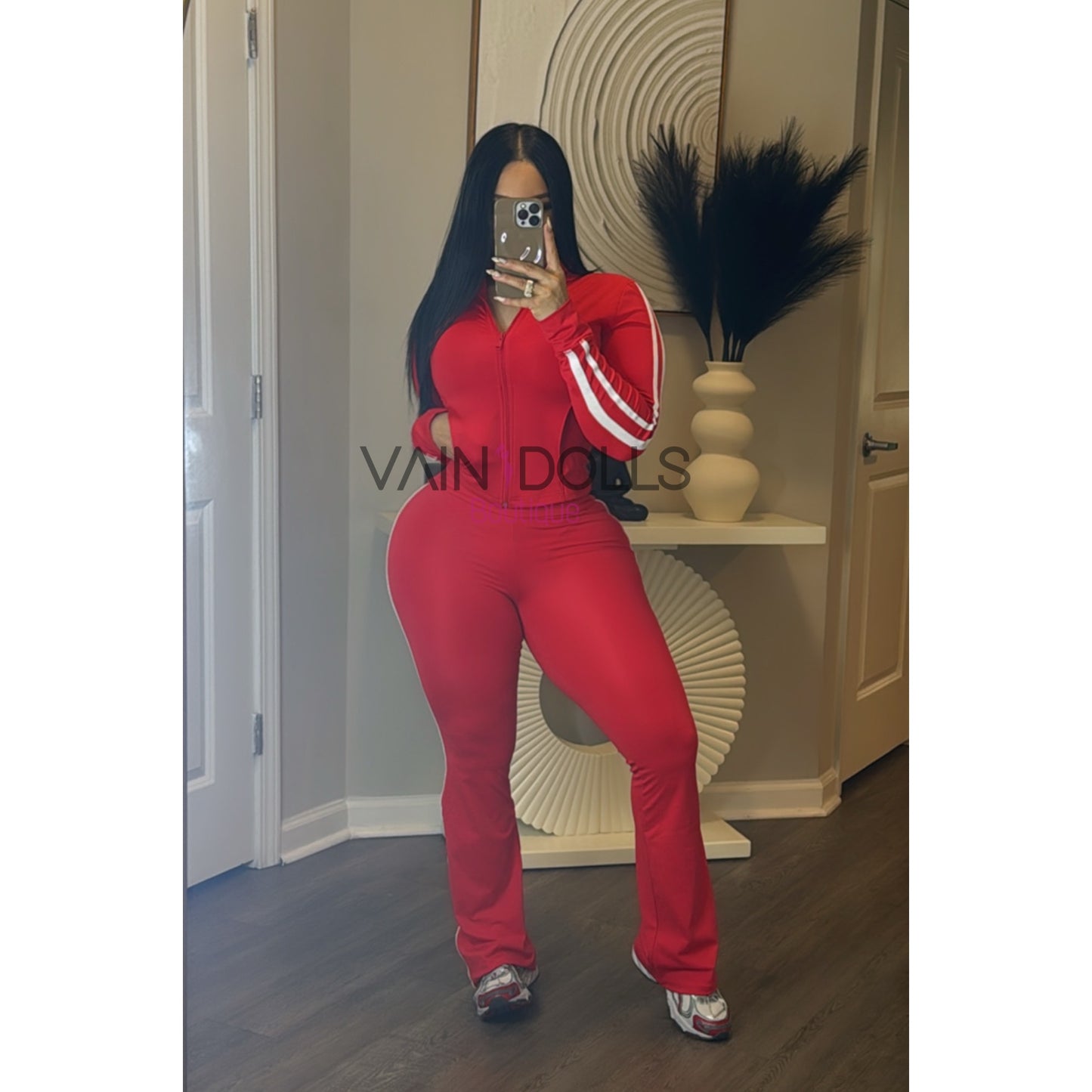 SET SPORT RED AND WHITE