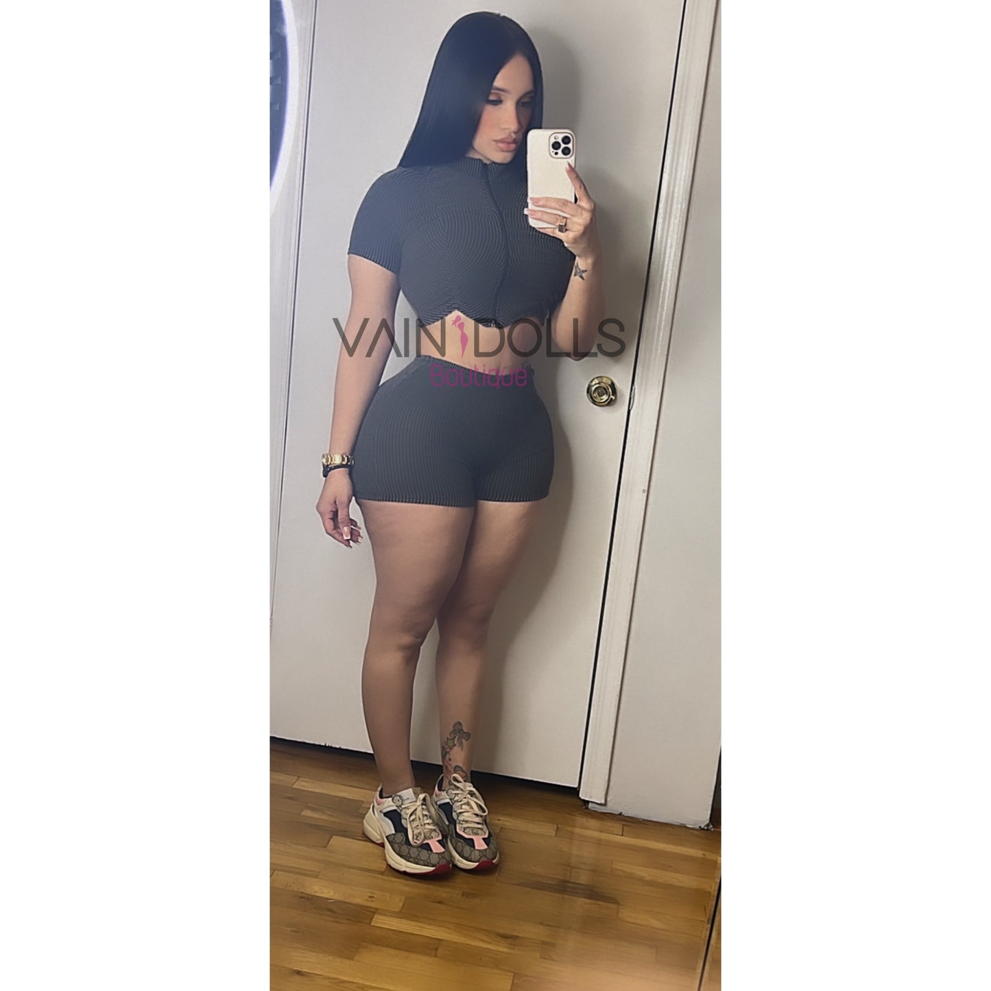 SET SHORT BASIC BLACK