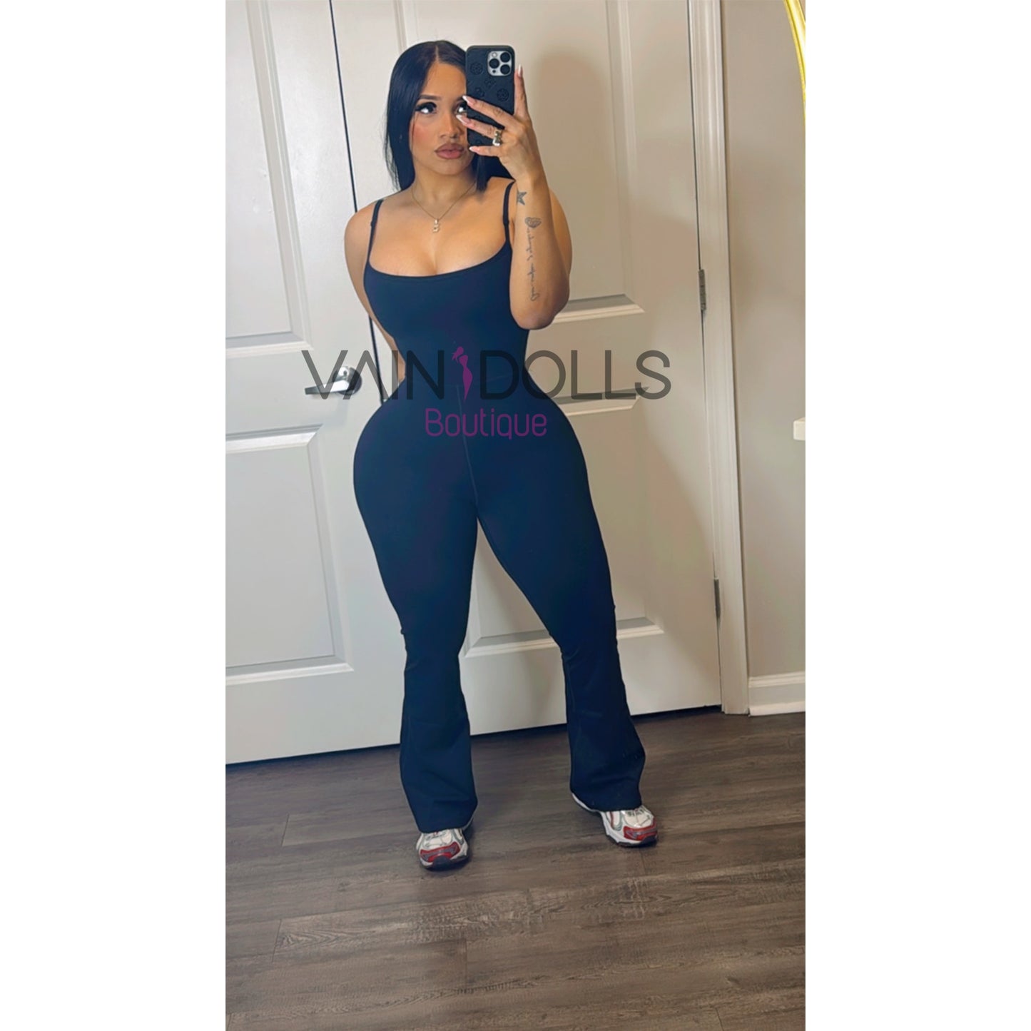 JUMPSUIT DISCO BLACK