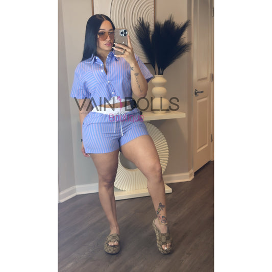 SET SHORT BLUE