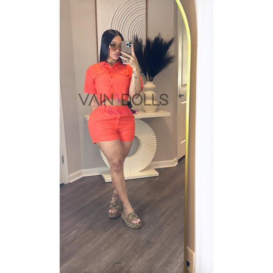 SET SHORT ORANGE