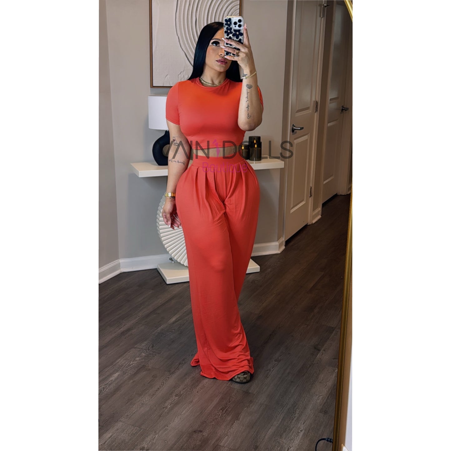 SET GLAMOUR ORANGE