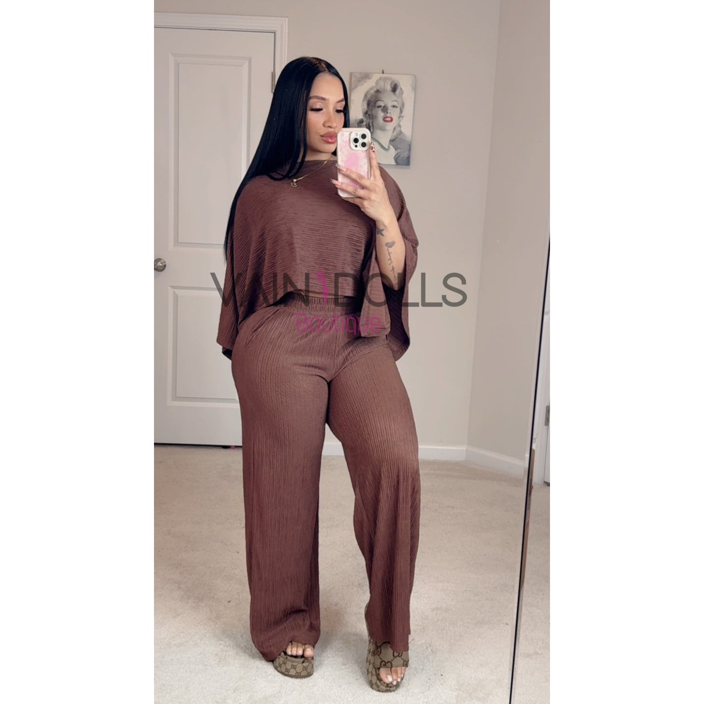 SET CHESTNUT BROWN