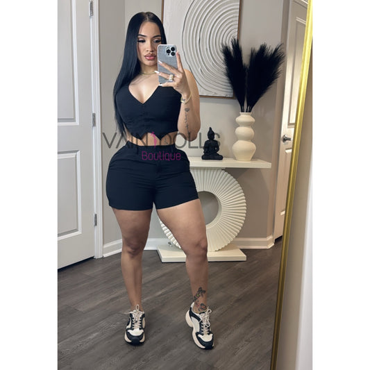 SET SHORT BLACK